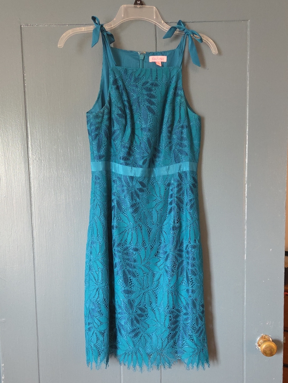 Lilly Pulitzer Kayleigh Teal Shift Dress Size 2